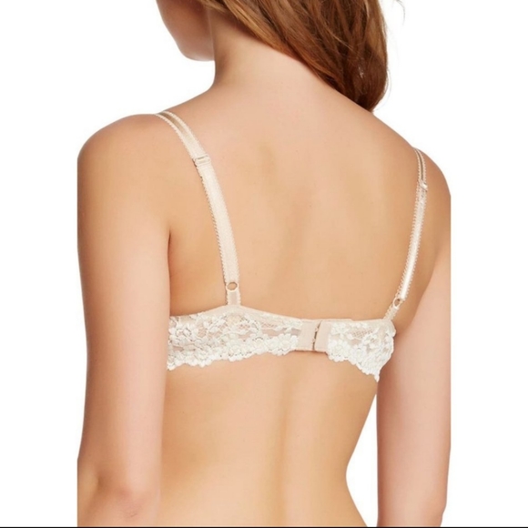 🧁 GUC Wacoal Brand Intimates Embrace Lace Minimizer Underwire Bra, Nude, 34D - Picture 2 of 9